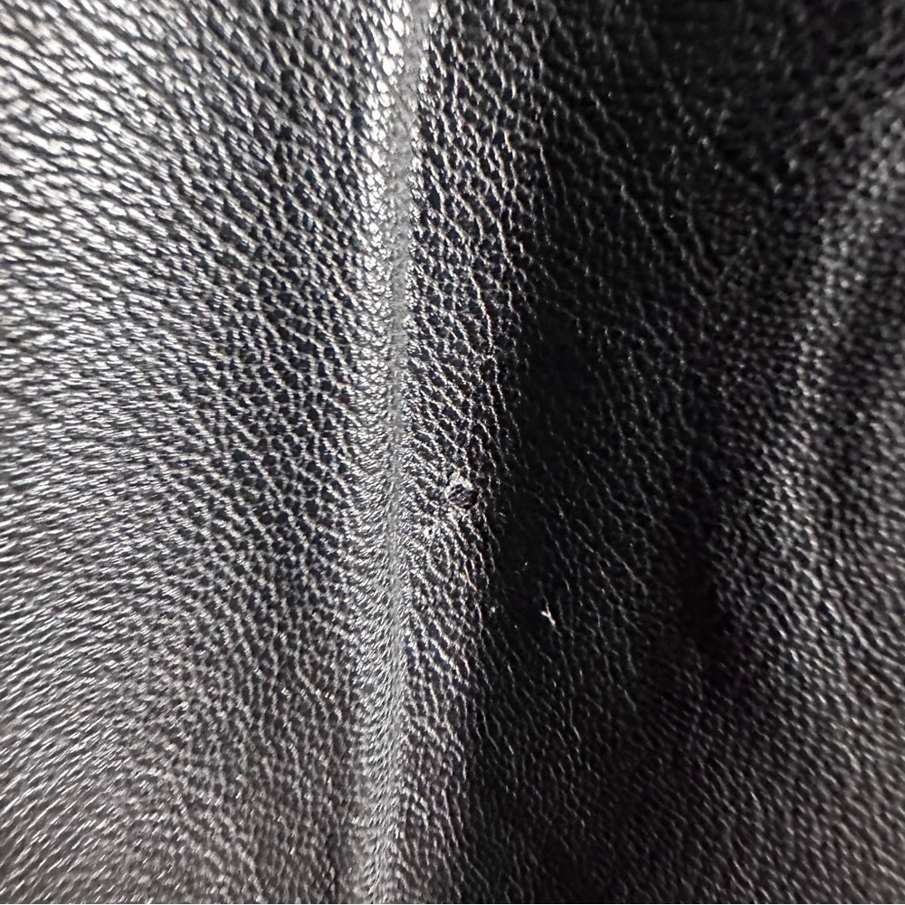 Commando Black Faux Leather Paper Bag Tie Waist Pants Size Medium - Picture 7 of 7